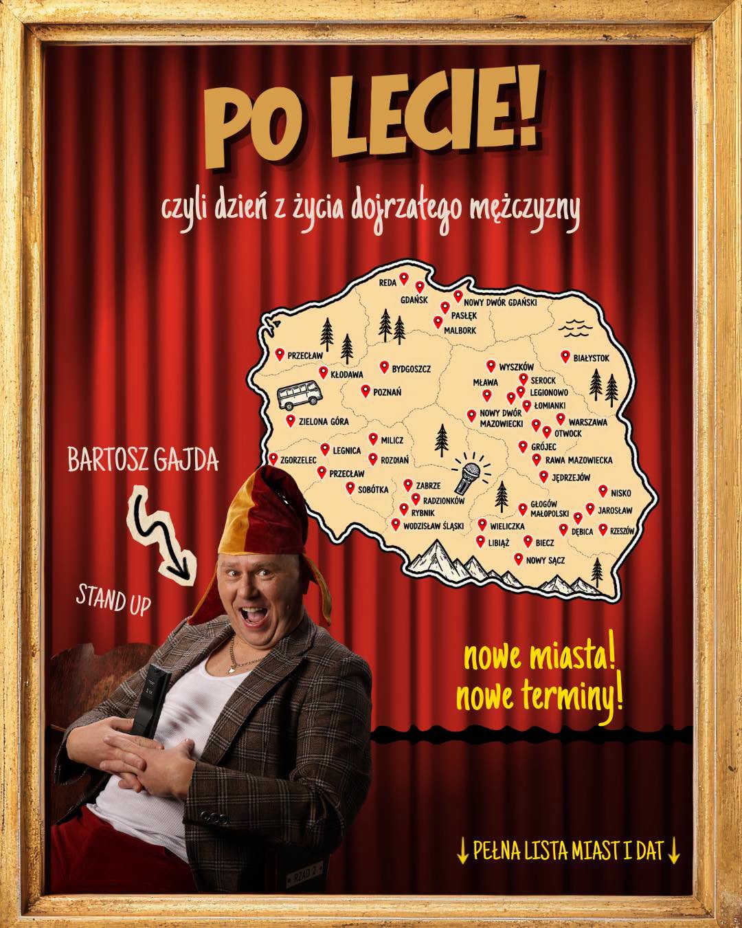 plakat promujący trasę