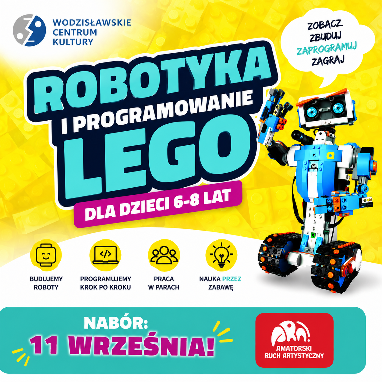 grafika promująca robotykę
