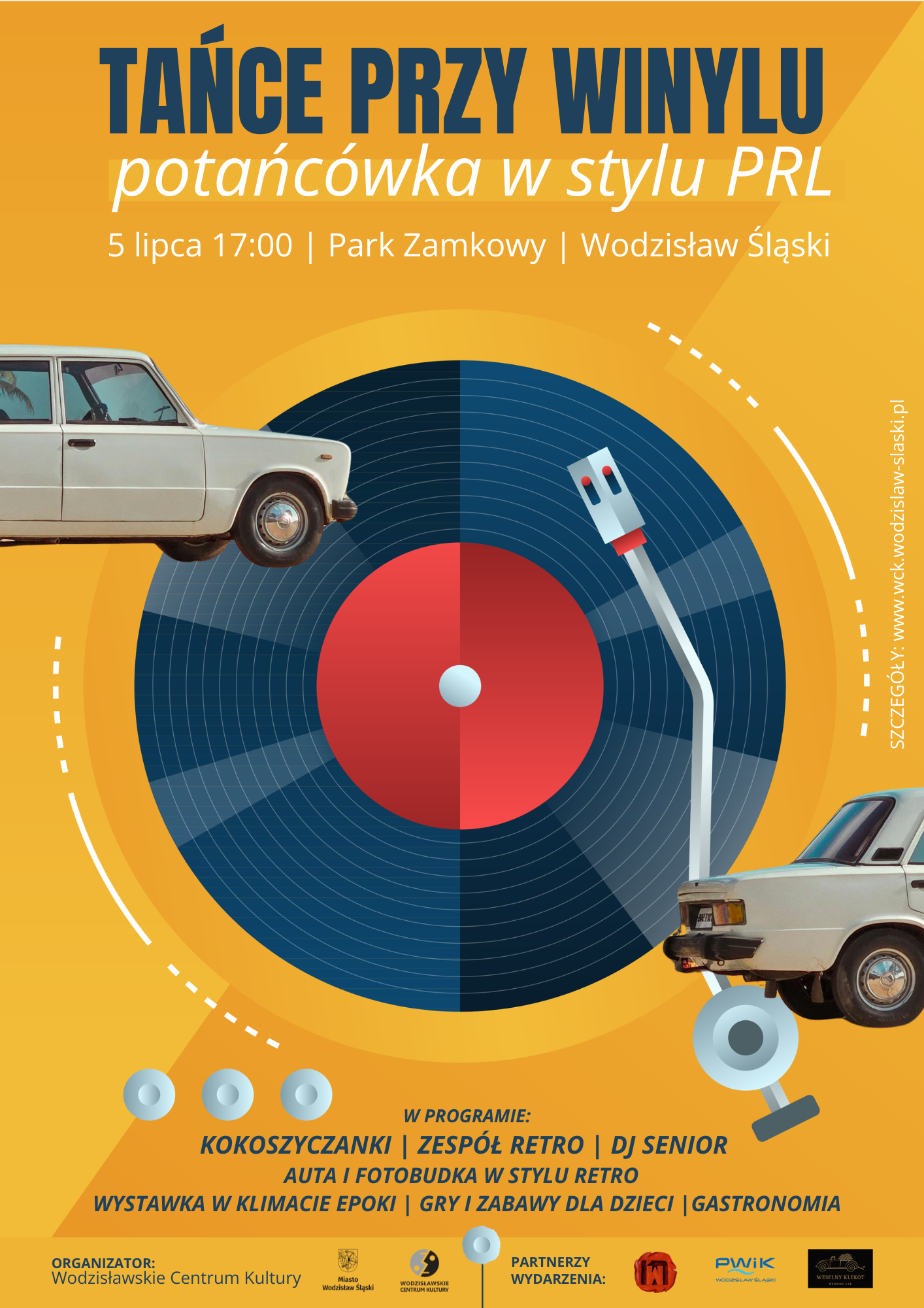 plakat z&nbsp;płytą winylową 