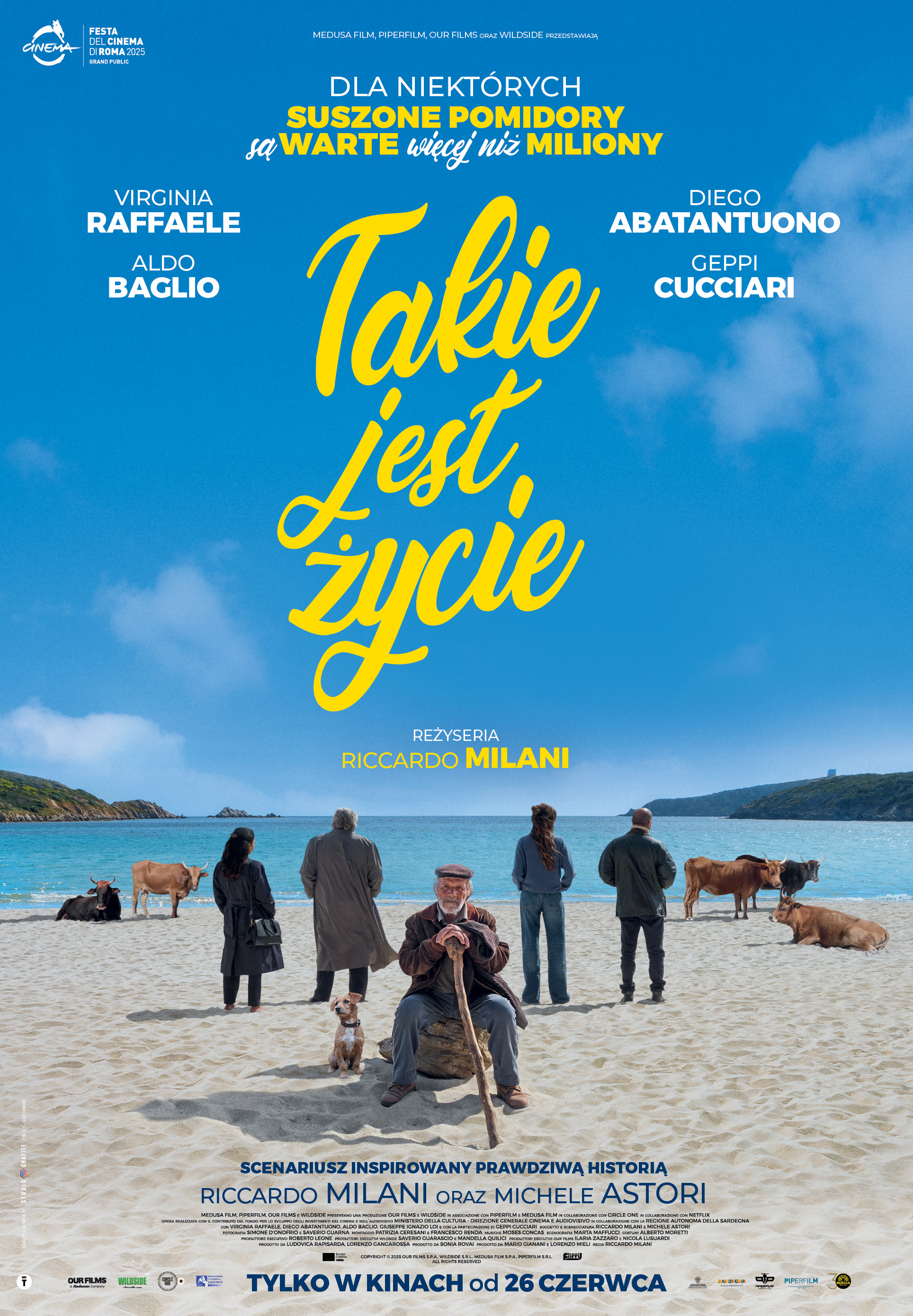 plakat ludzie na&nbsp;plaży