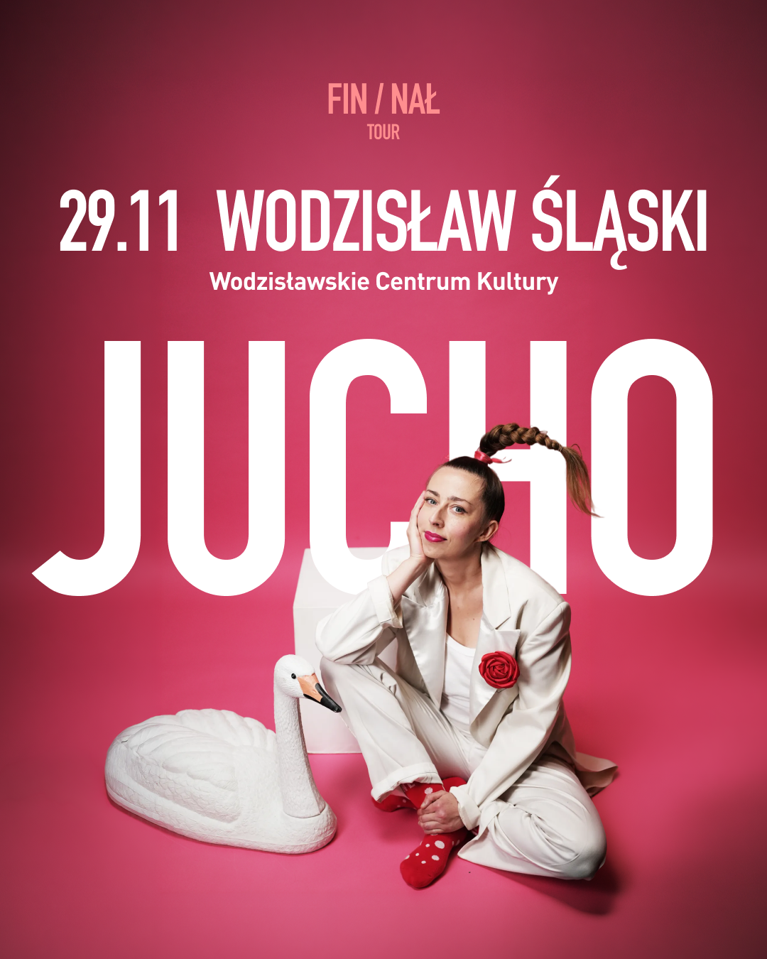 grafika promująca koncert JUCHO