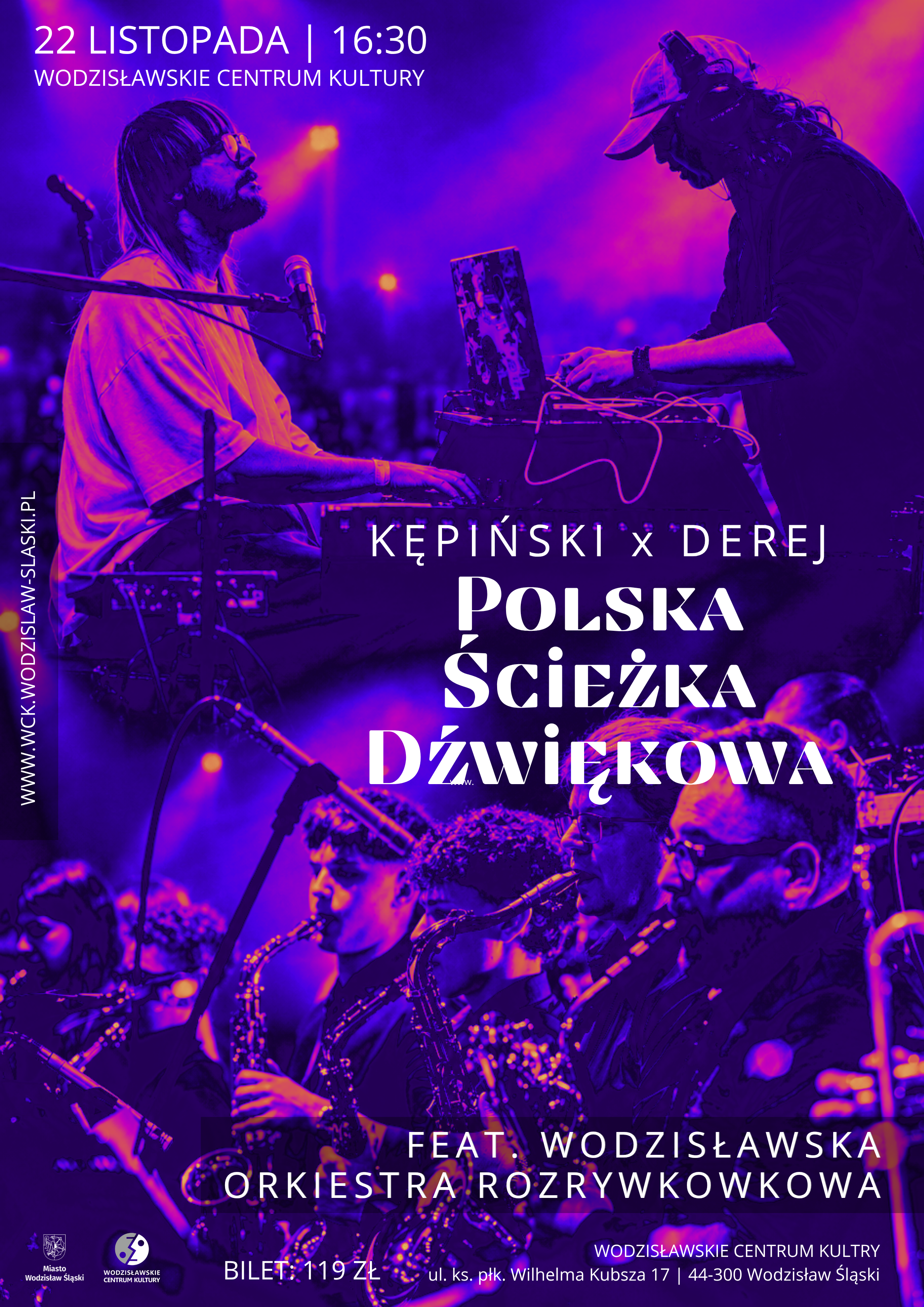 plakat promujący koncert