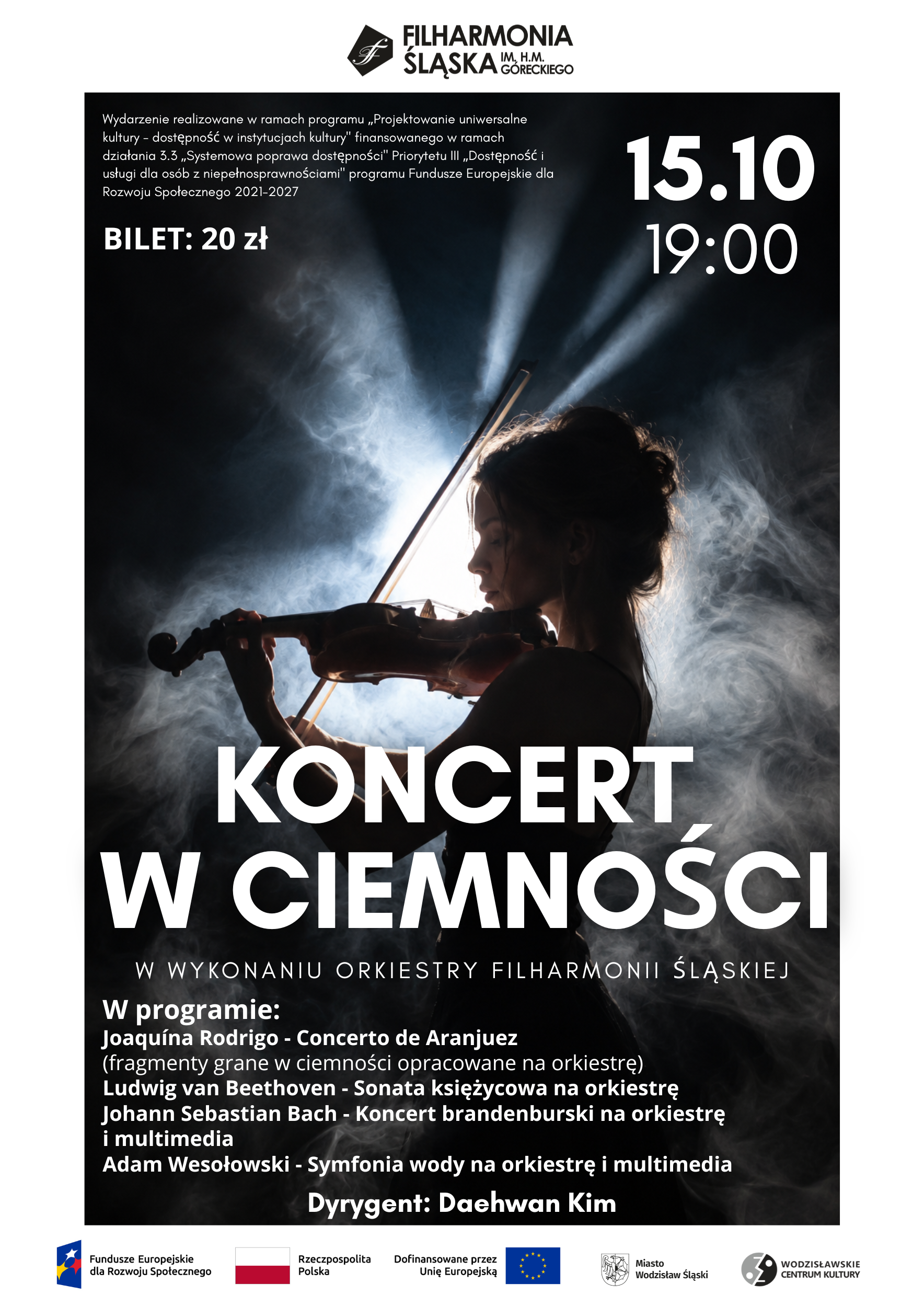 plakat promujący koncert