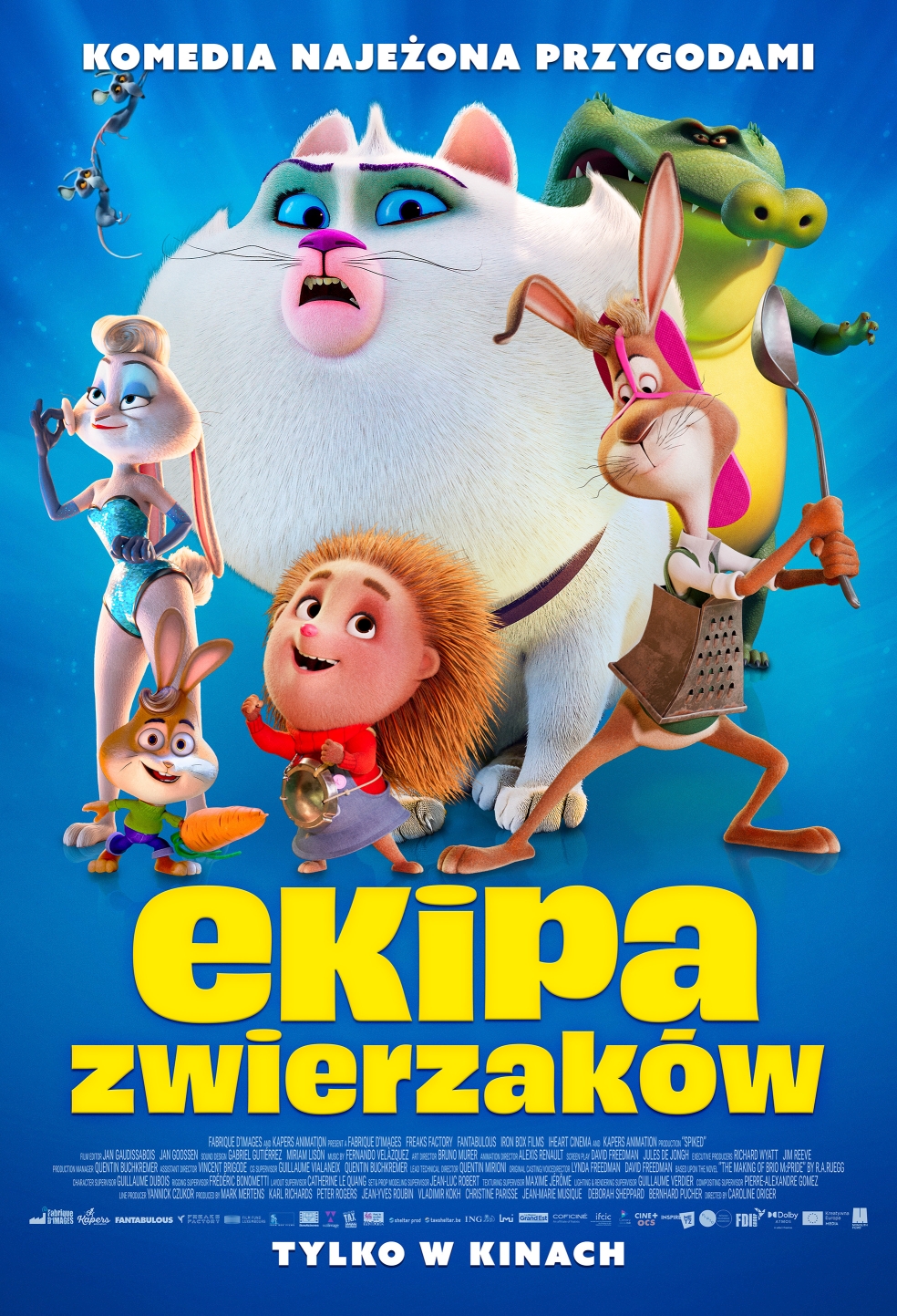 plakat z&nbsp;animowanymi zwierzakami