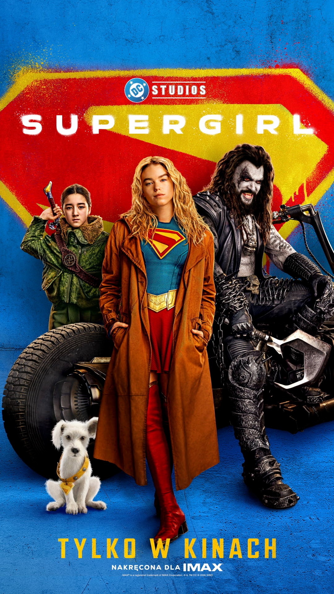 plakat z&nbsp;superbohaterami